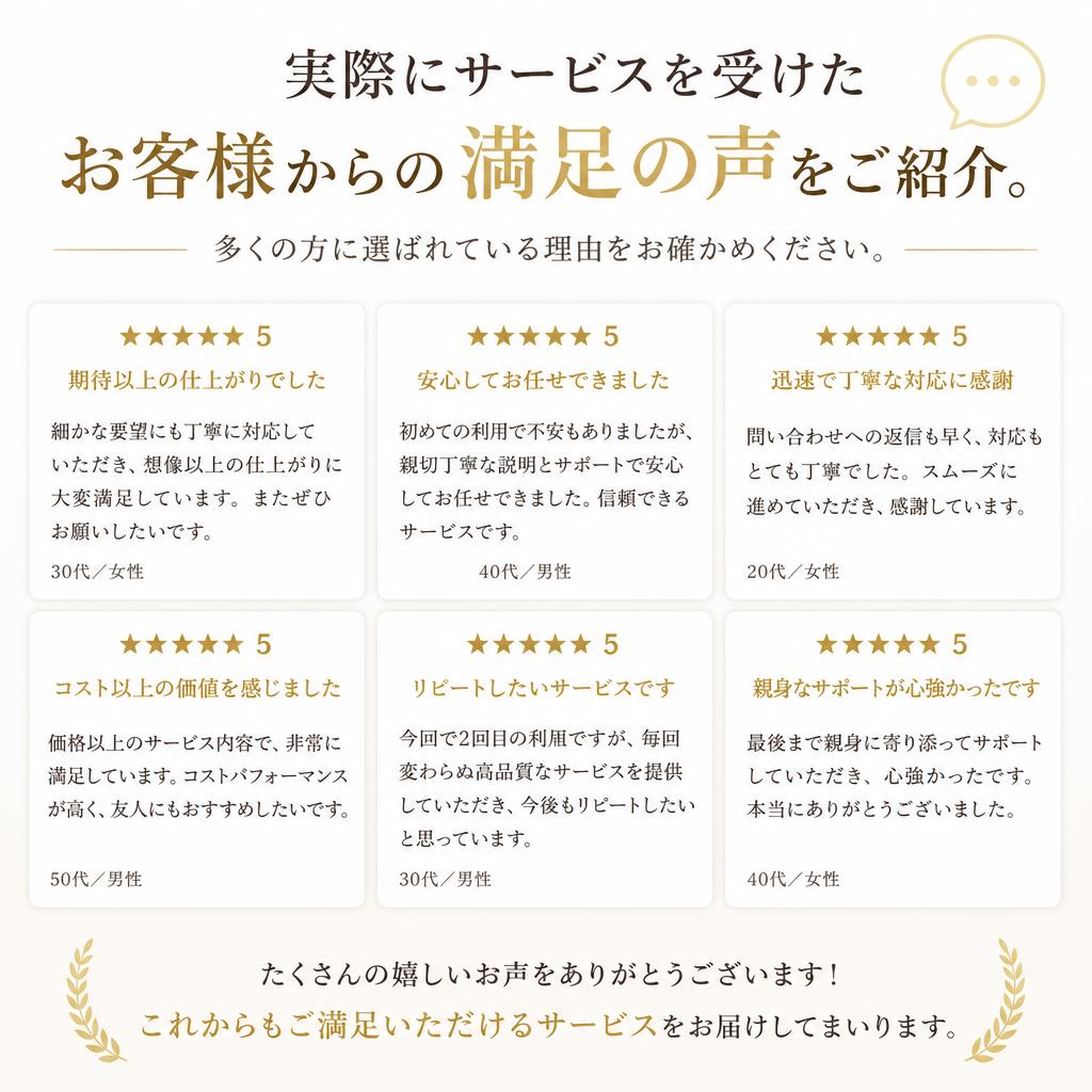 お客様の声