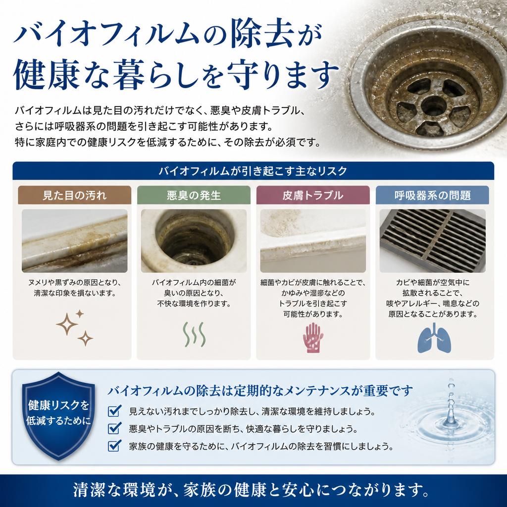 2. バイオフィルムが引き起こす問題