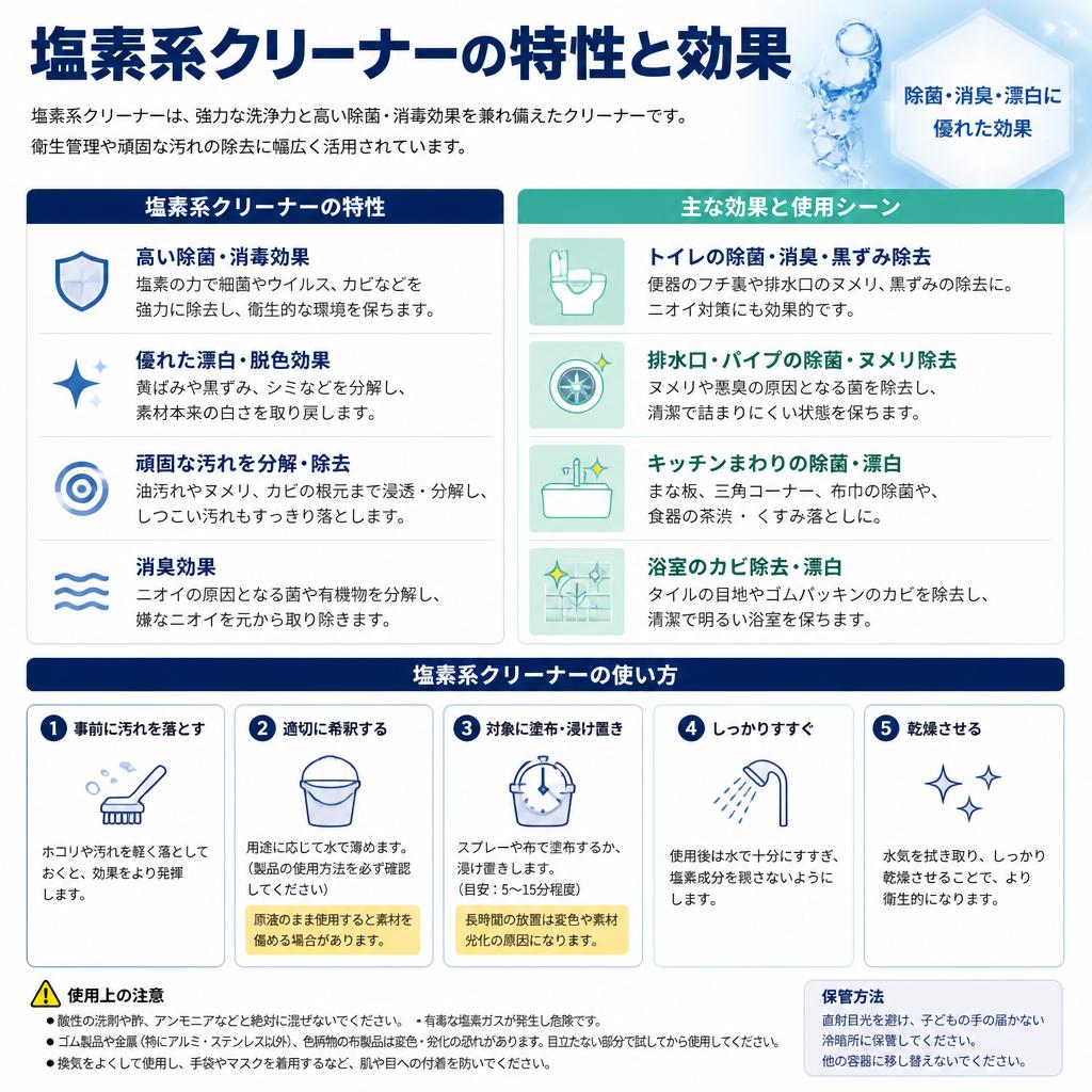 塩素系クリーナーとは？