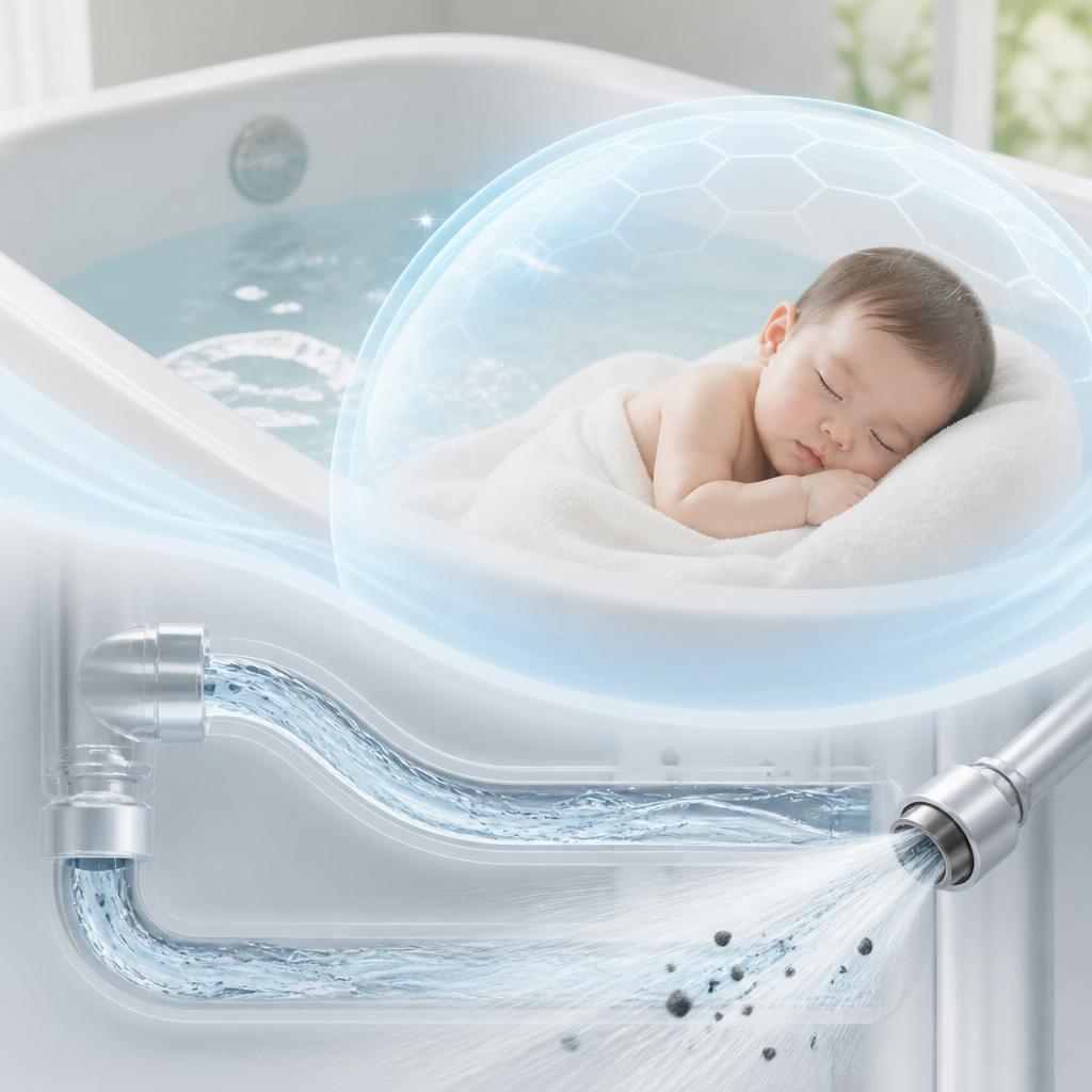 赤ちゃんを守る、プロの風呂釜配管洗浄！