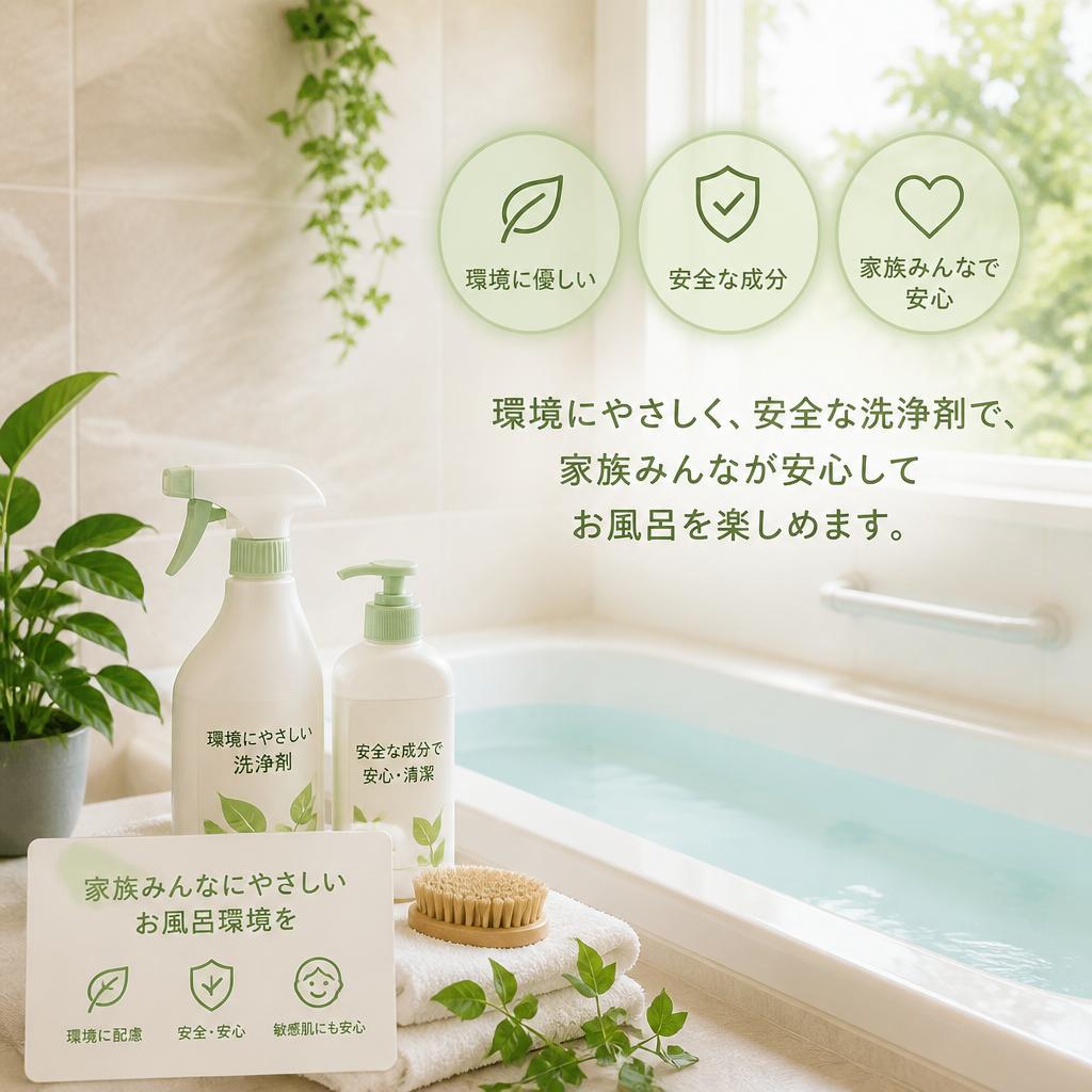 安全な洗浄剤の使用