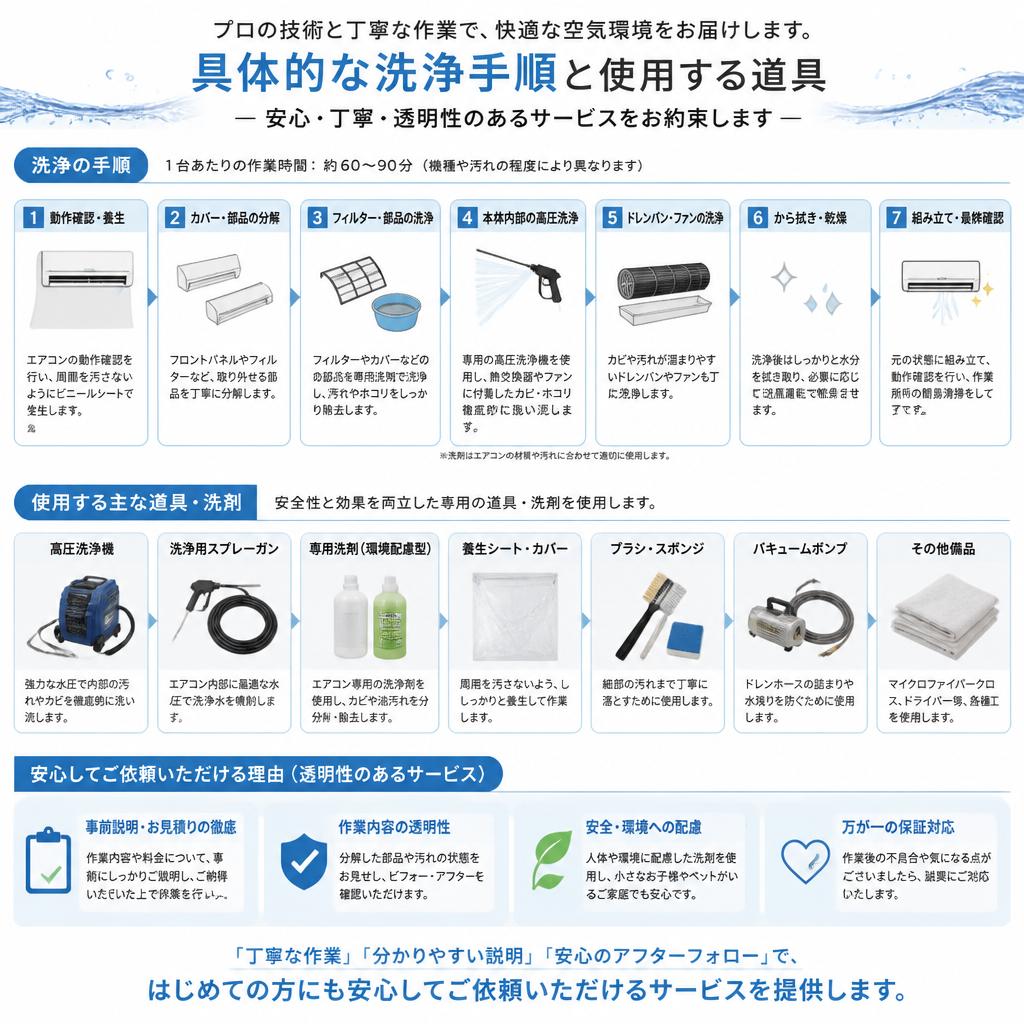 4. 清掃プロセスの詳細