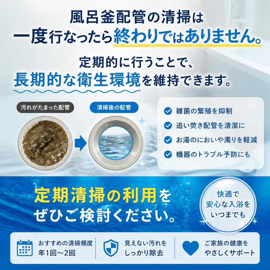 定期清掃のすすめ