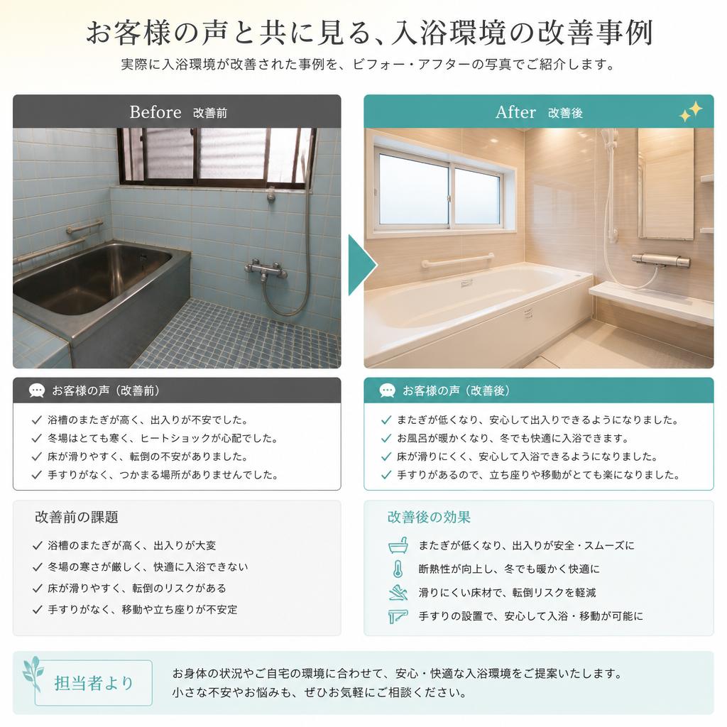 入浴環境の改善事例