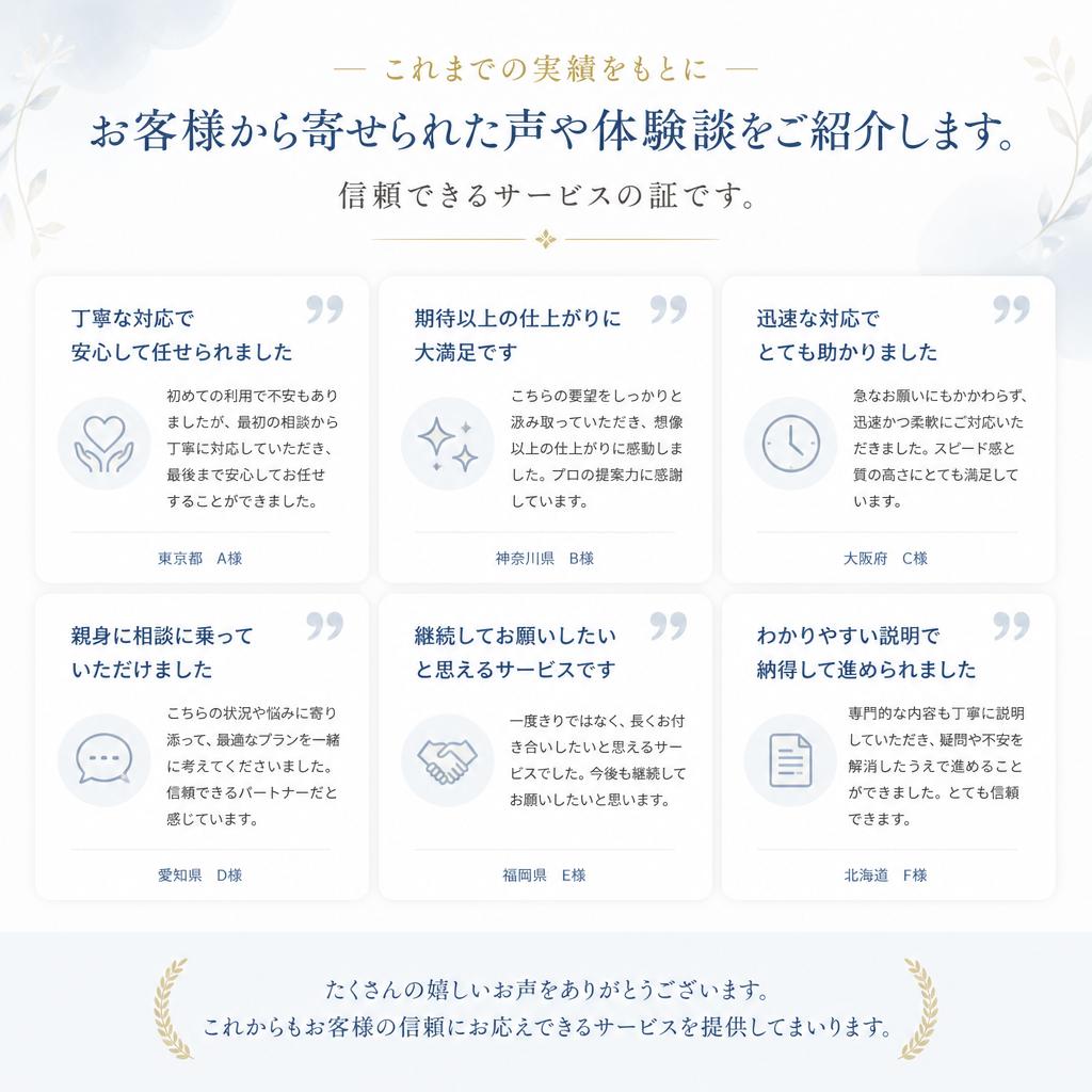 お客様の声