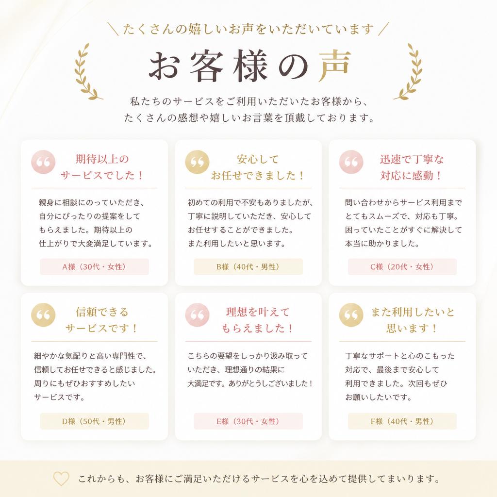 4. お客様の声