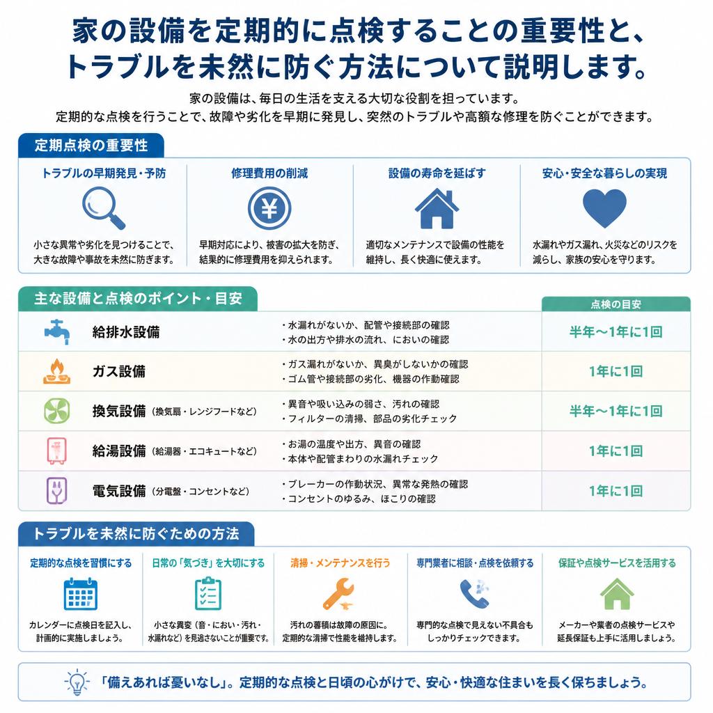 5. 住宅設備点検の必要性